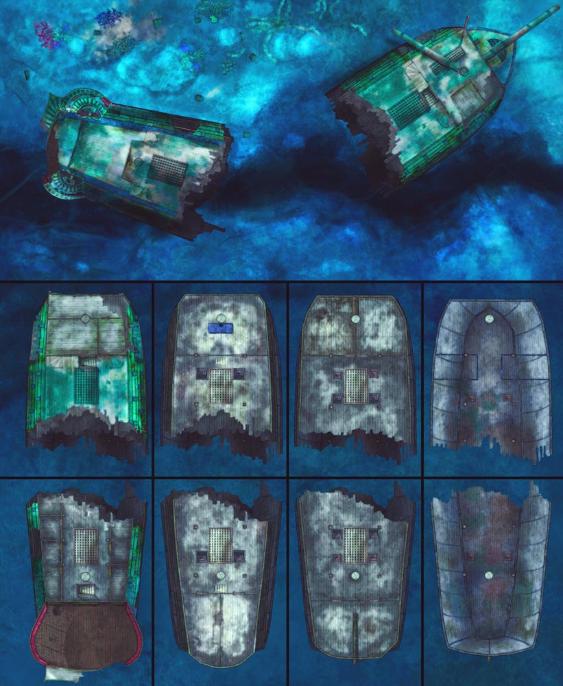 Shipwrecks & Naval Battlefield