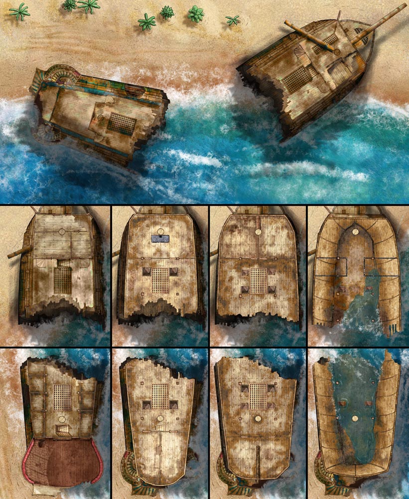 Shipwrecks & Naval Battlefield