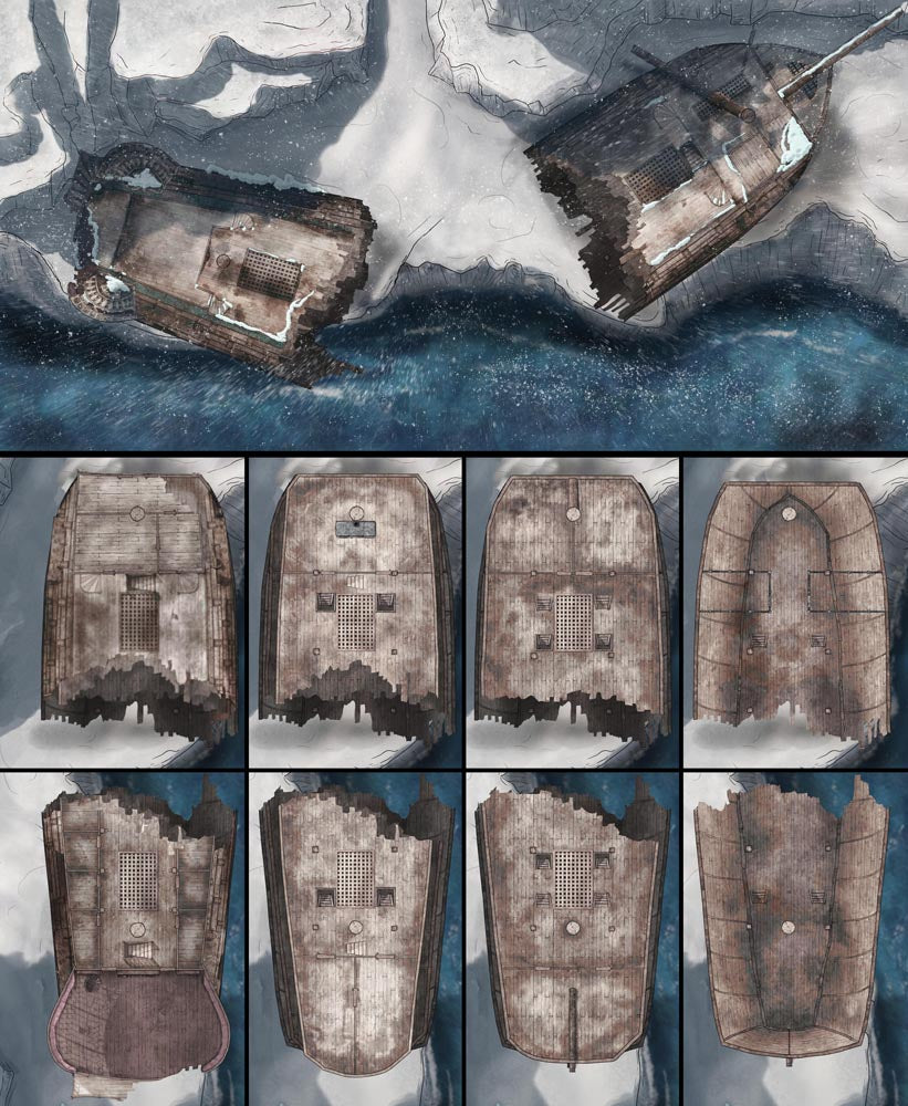 Shipwrecks & Naval Battlefield