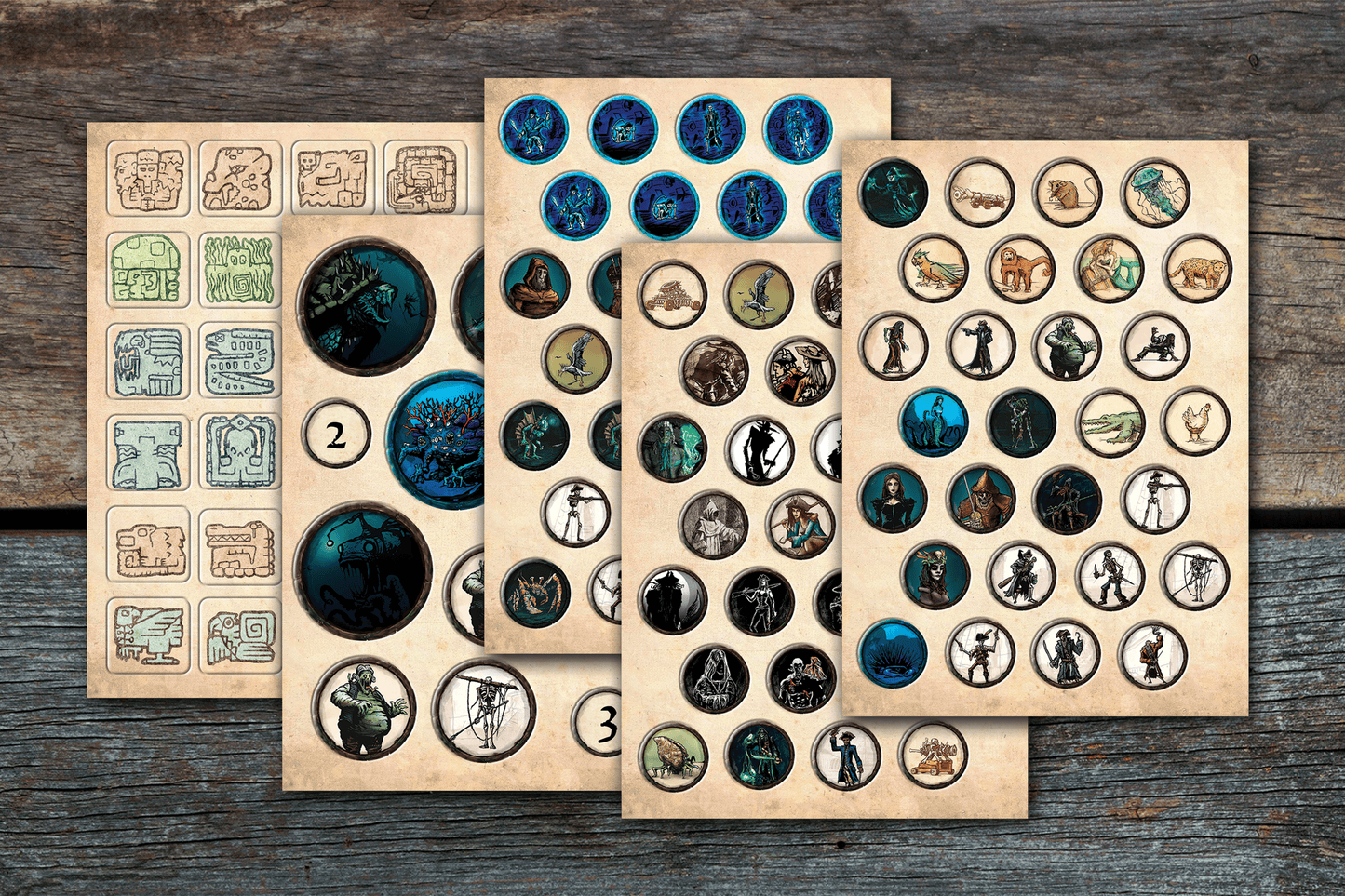 Punch-Out Monsters & Pirates Token Pack (Preorder)