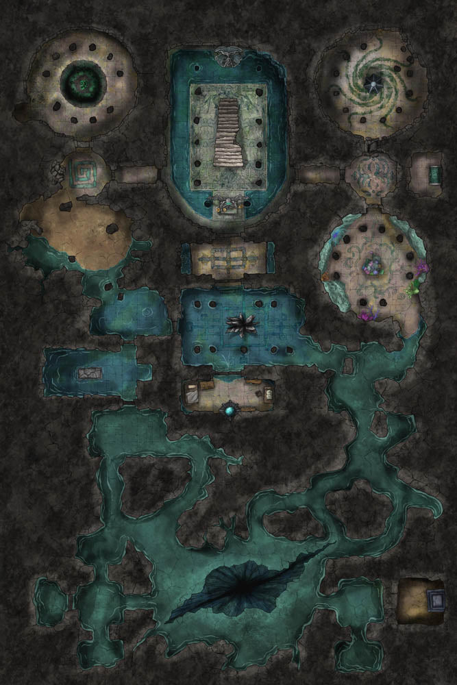 Atlantis Temple and Dungeon
