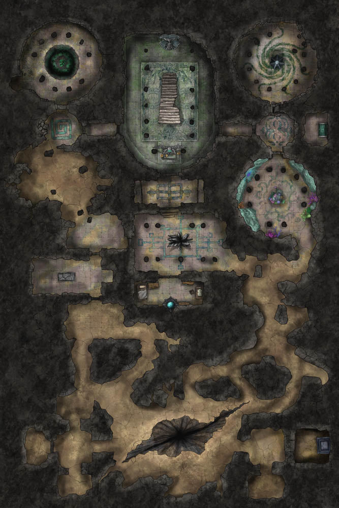 Atlantis Temple and Dungeon