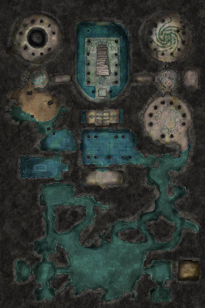 Atlantis Temple and Dungeon