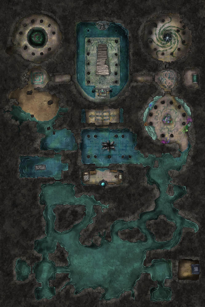 Atlantis Temple and Dungeon