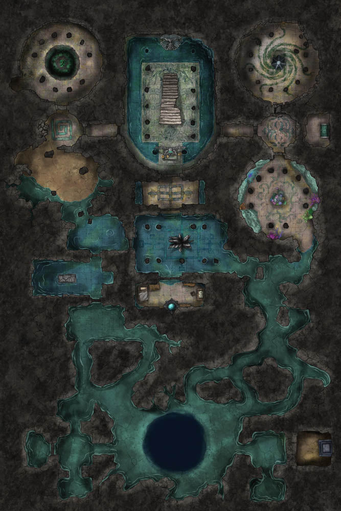 Atlantis Temple and Dungeon