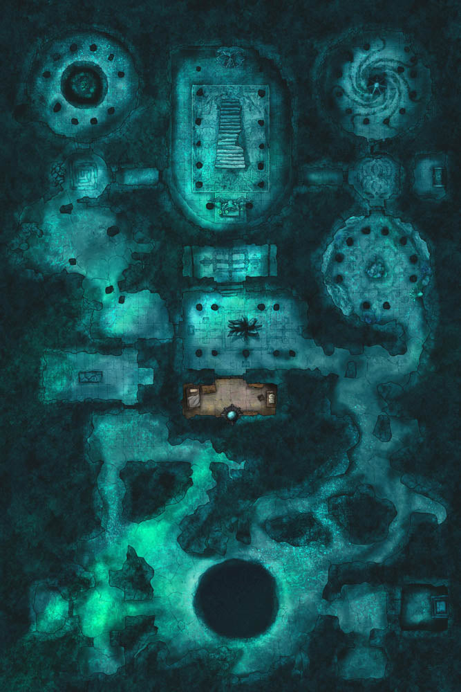 Atlantis Temple and Dungeon