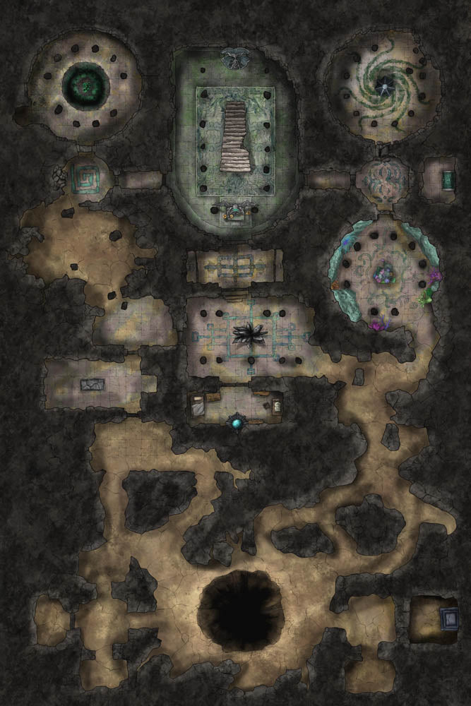 Atlantis Temple and Dungeon