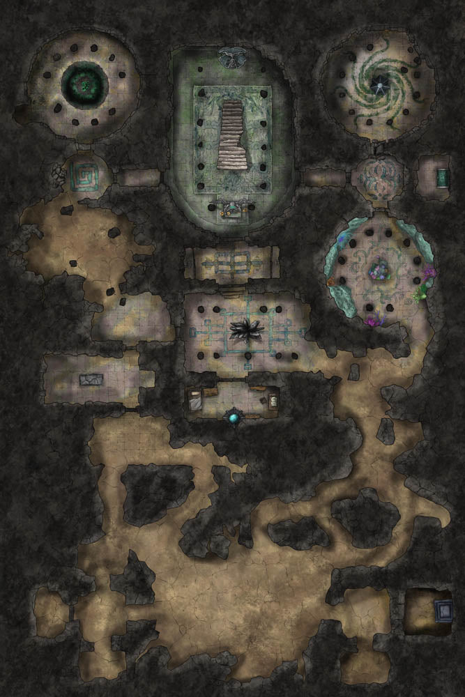 Atlantis Temple and Dungeon
