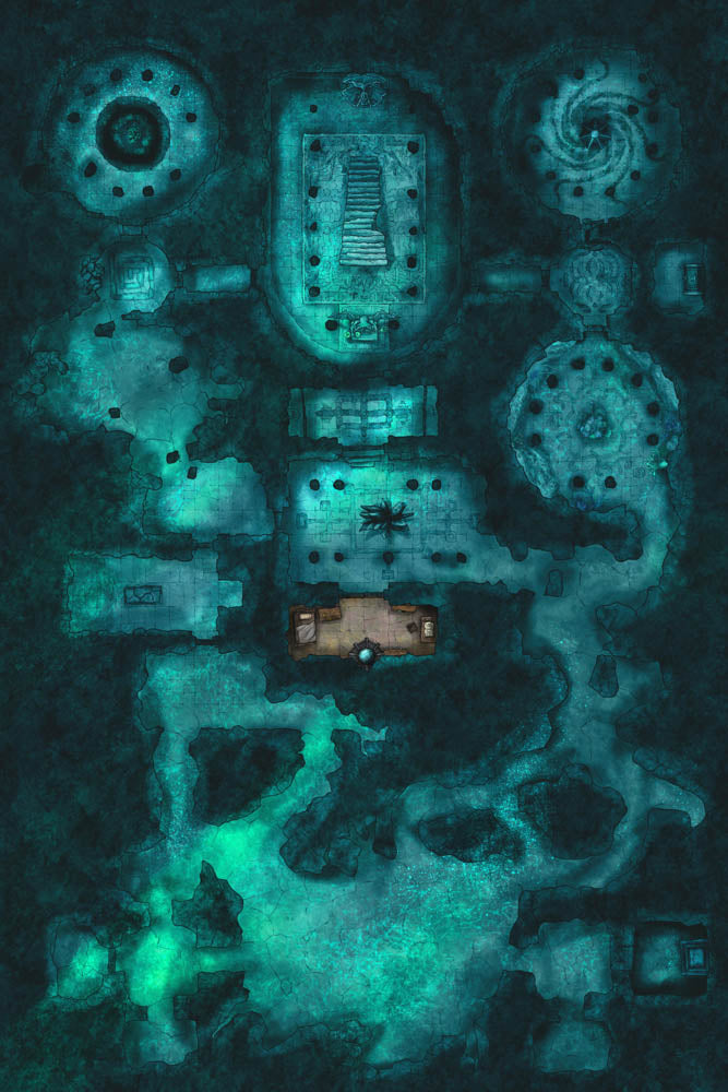 Atlantis Temple and Dungeon
