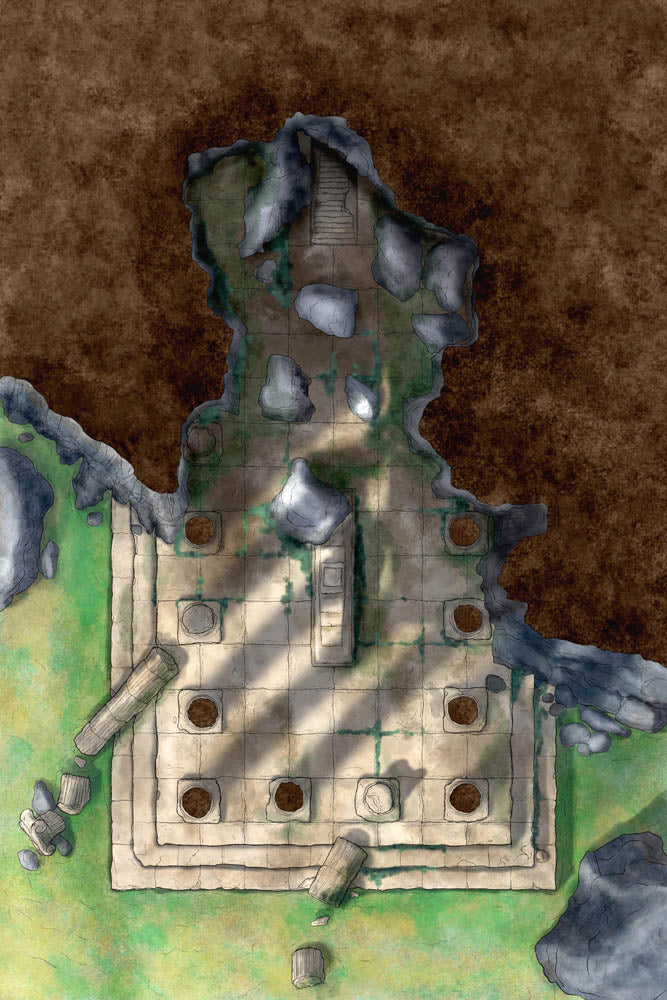 Atlantis Temple and Dungeon