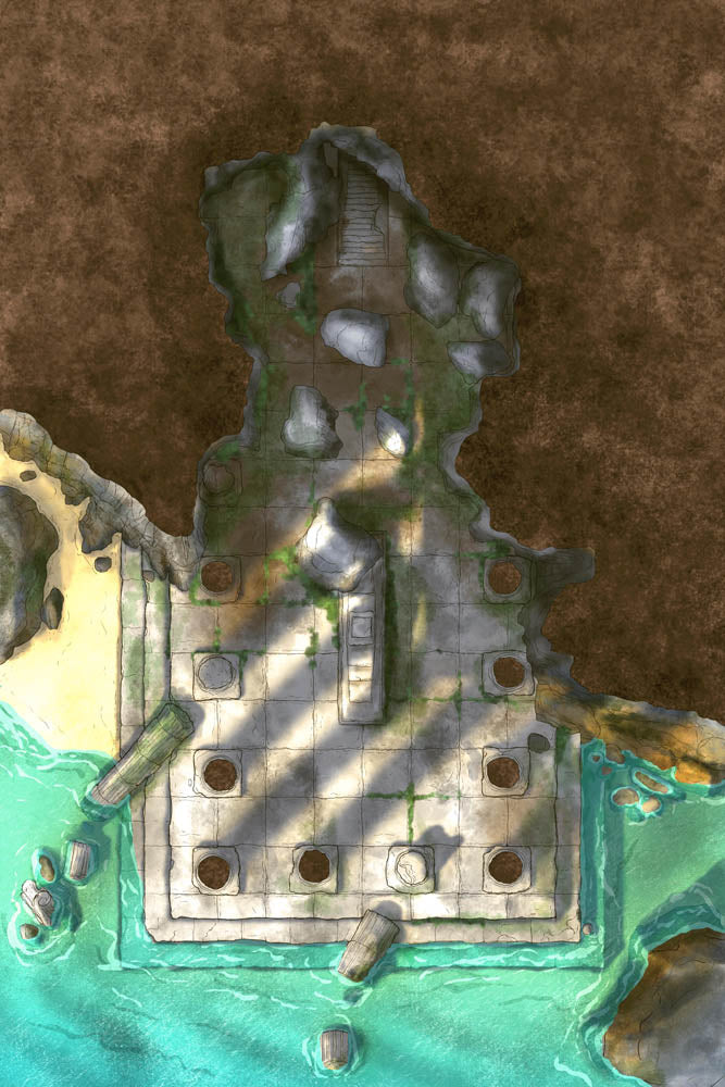 Atlantis Temple and Dungeon