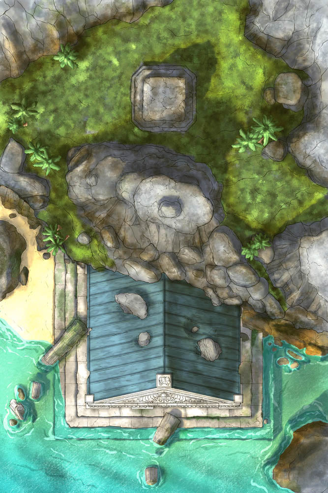 Atlantis Temple and Dungeon