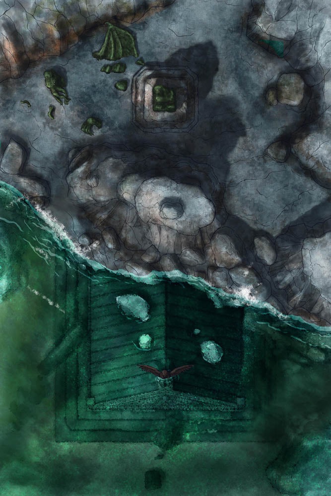 Atlantis Temple and Dungeon