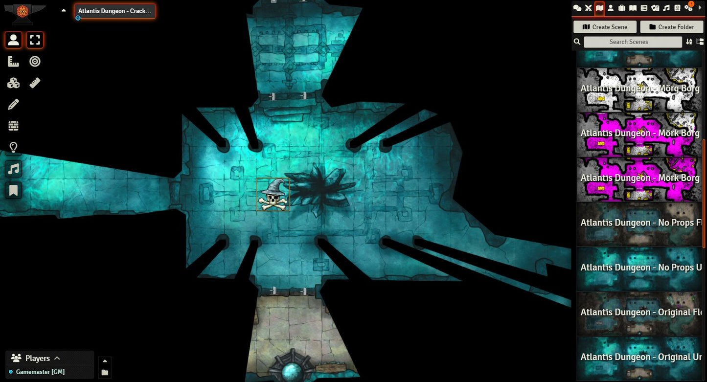 Atlantis Temple and Dungeon