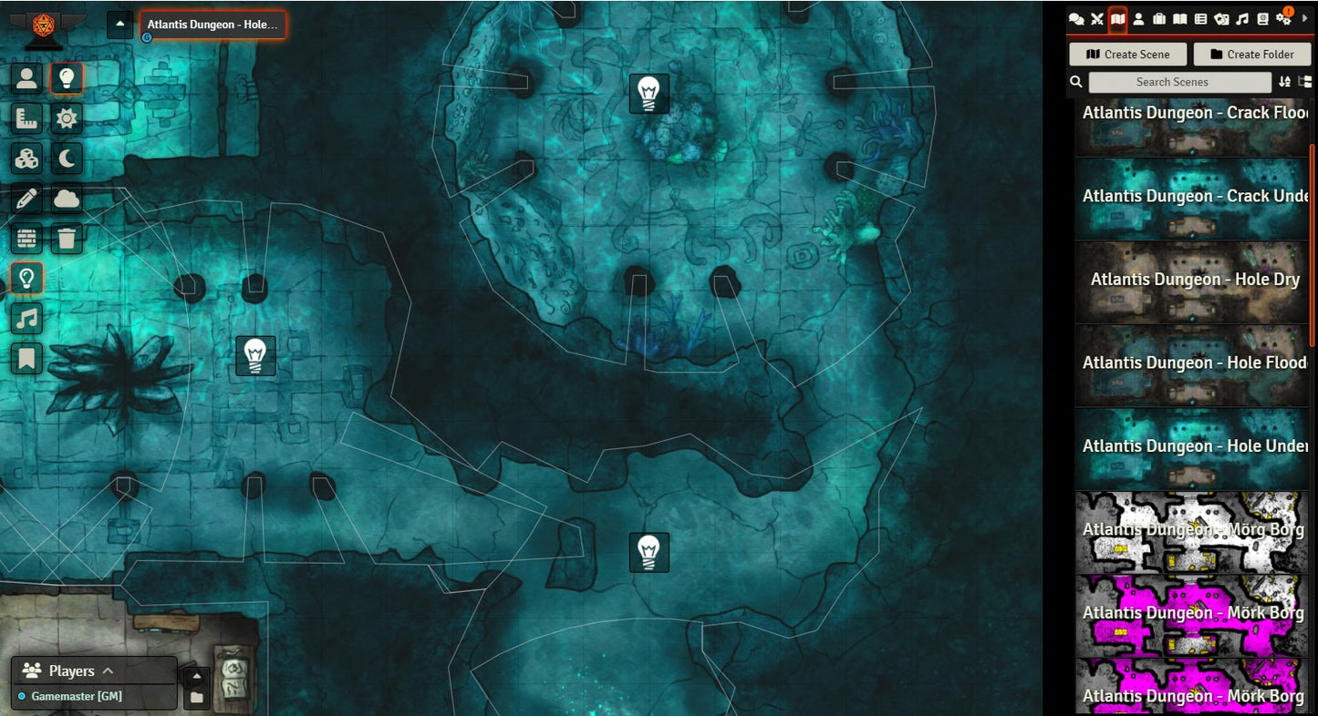 Atlantis Temple and Dungeon