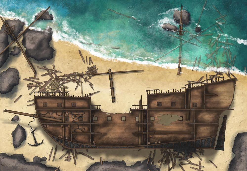 Capsized Galleon