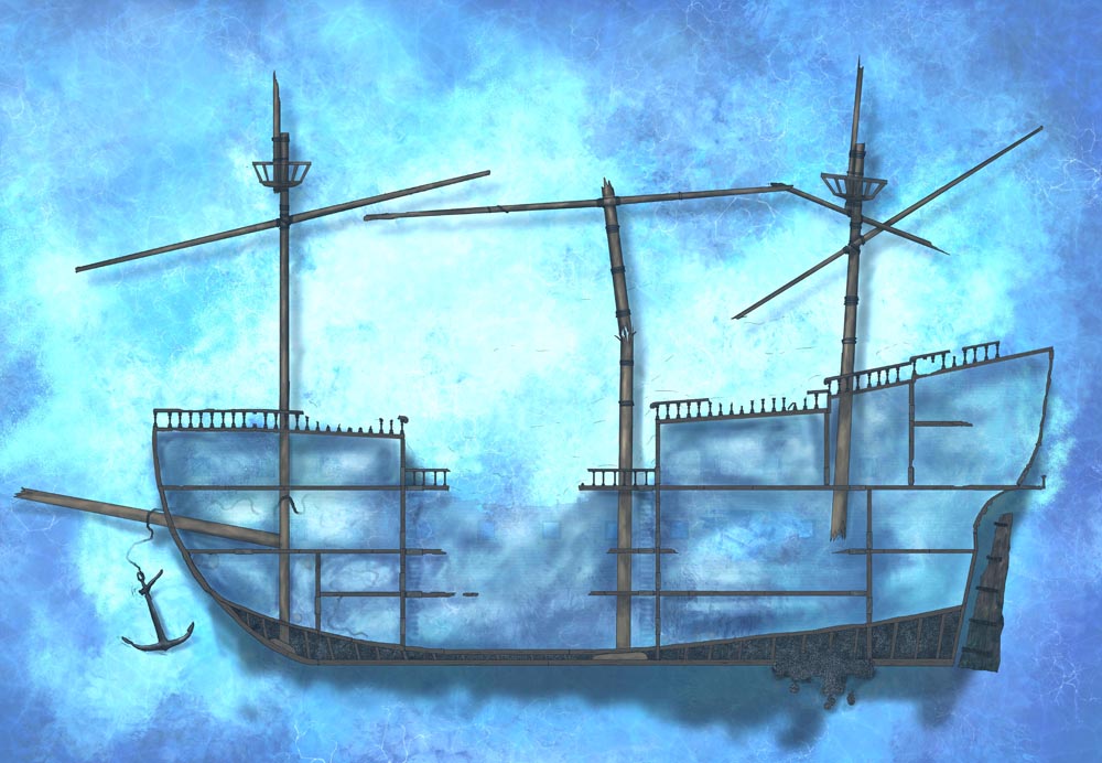 Capsized Galleon