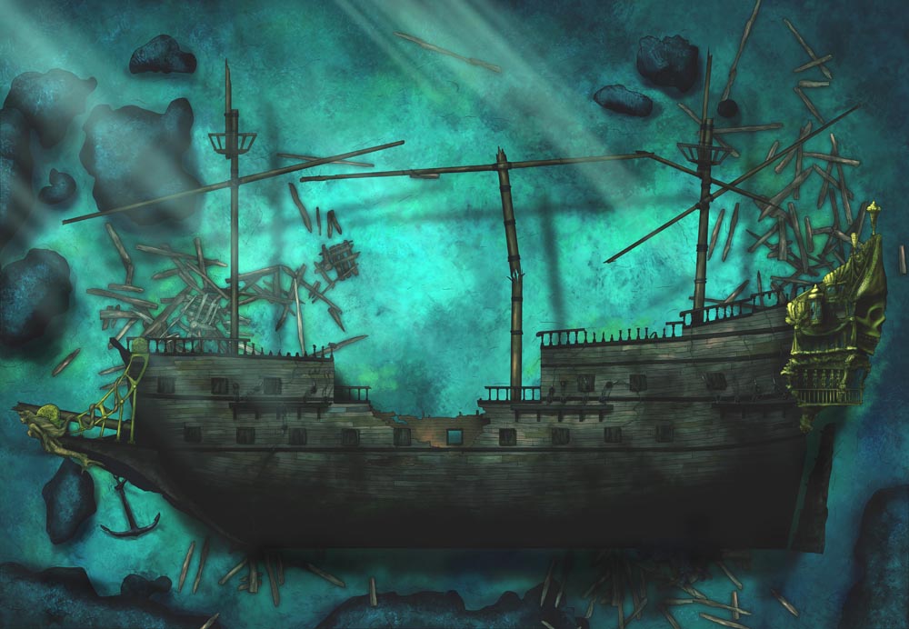 Capsized Galleon
