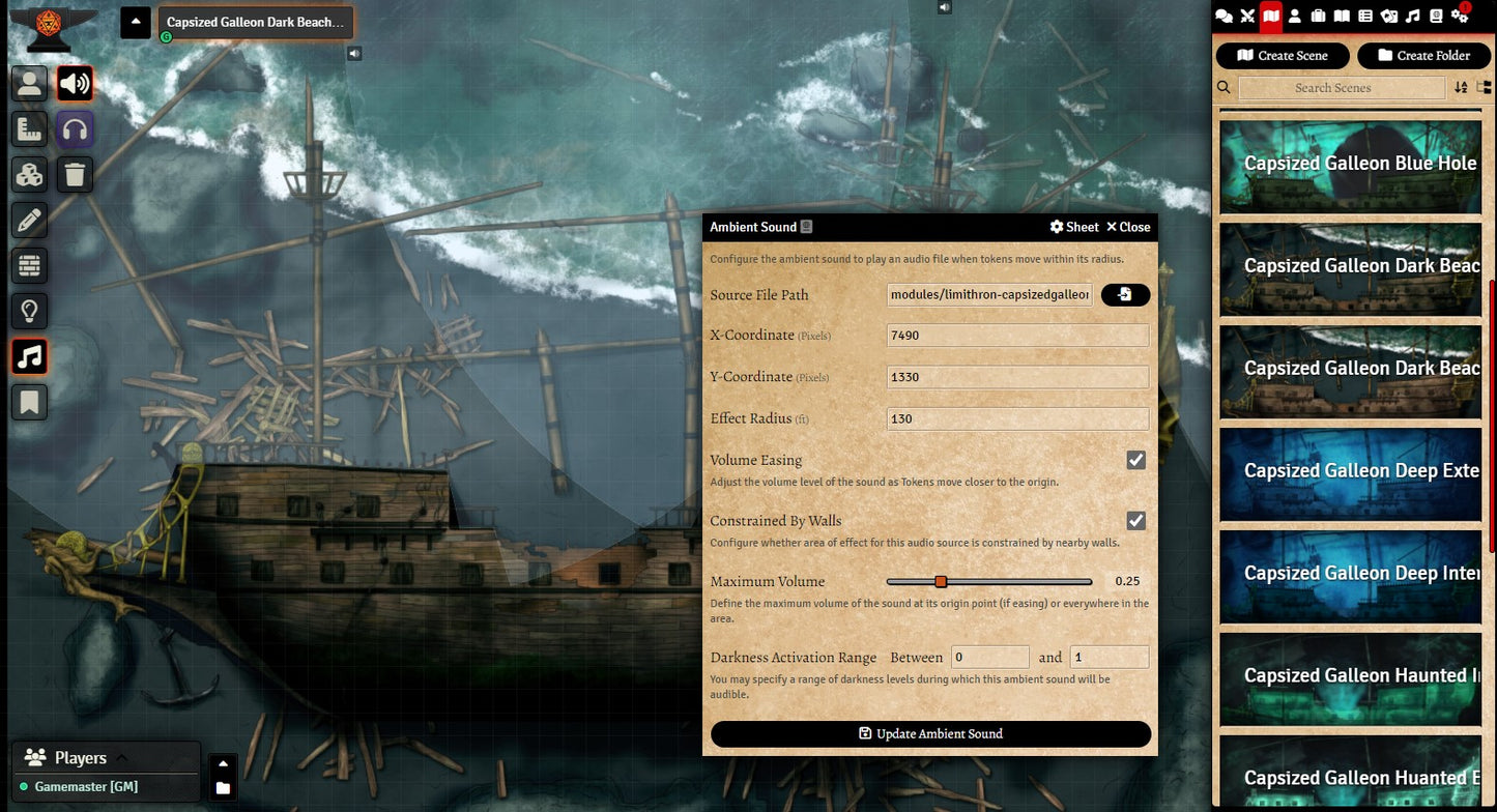 Capsized Galleon