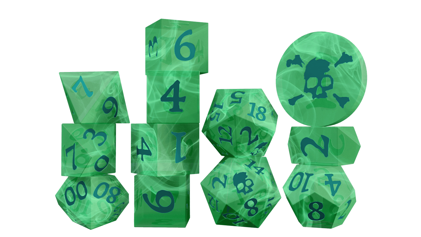 Pirate Borg Resin Dice (Preorder)