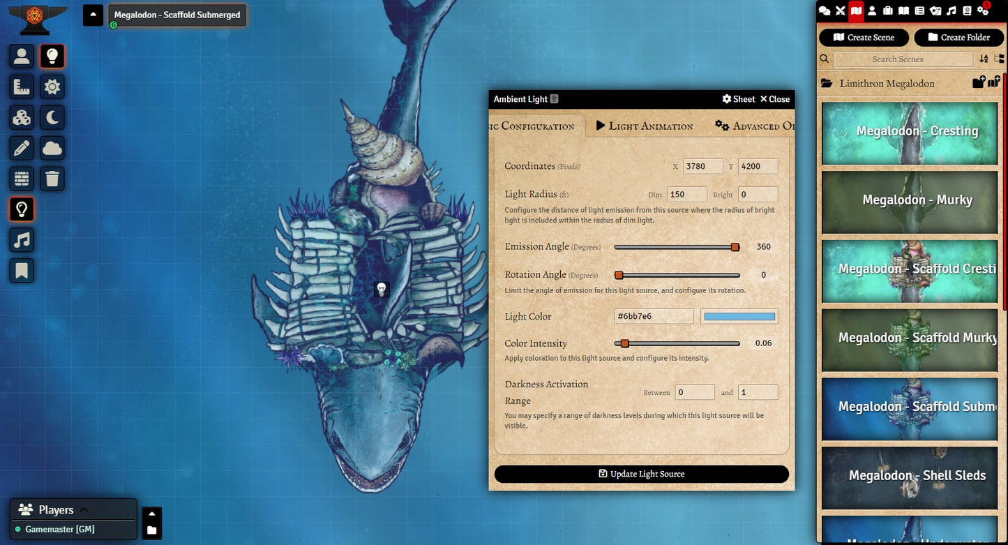 Megalodon Sahuagin Warship