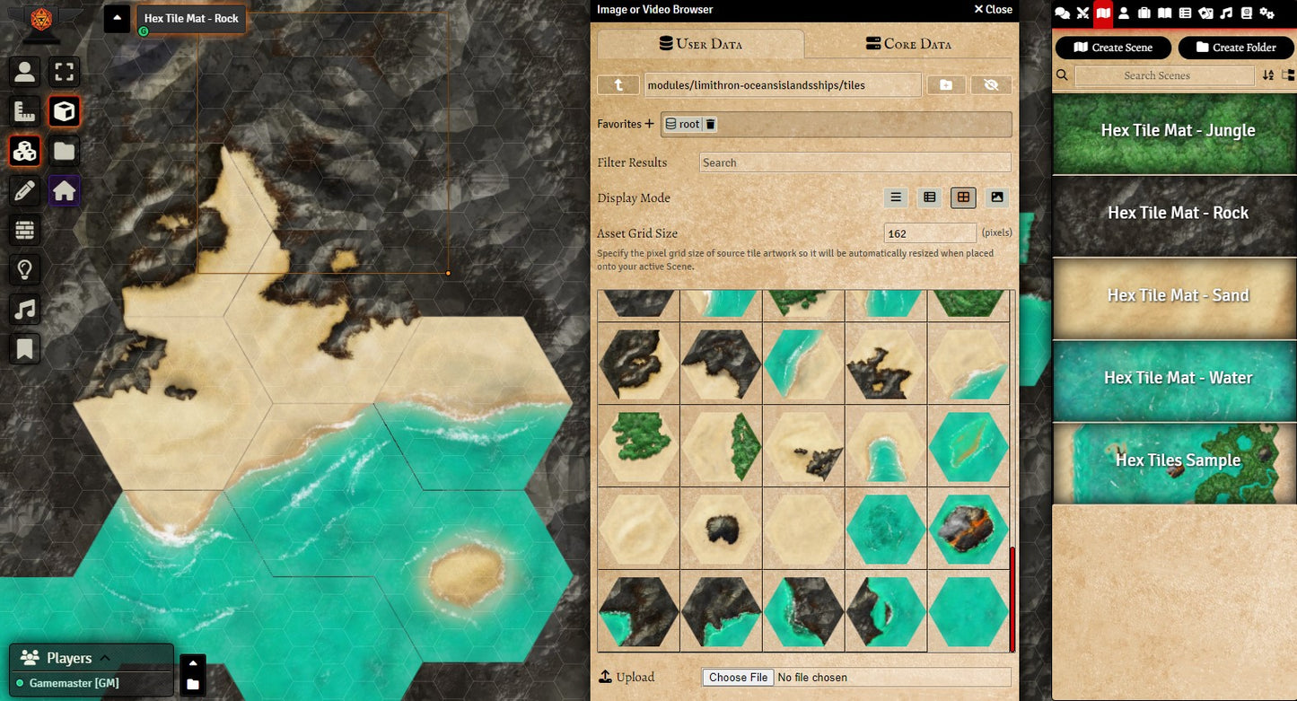 Tropical Hex Tiles