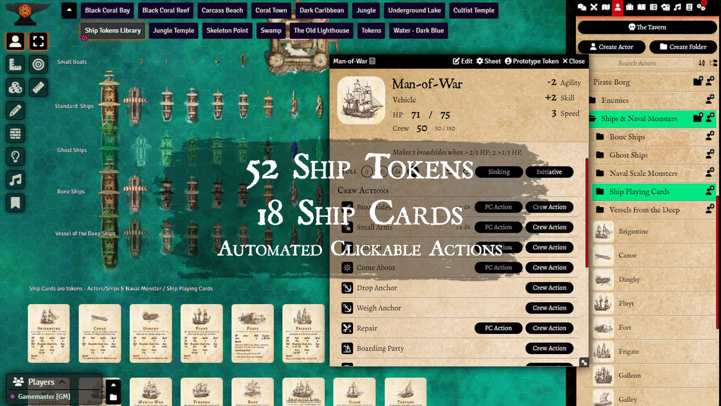 PIRATE BORG Foundry VTT Module