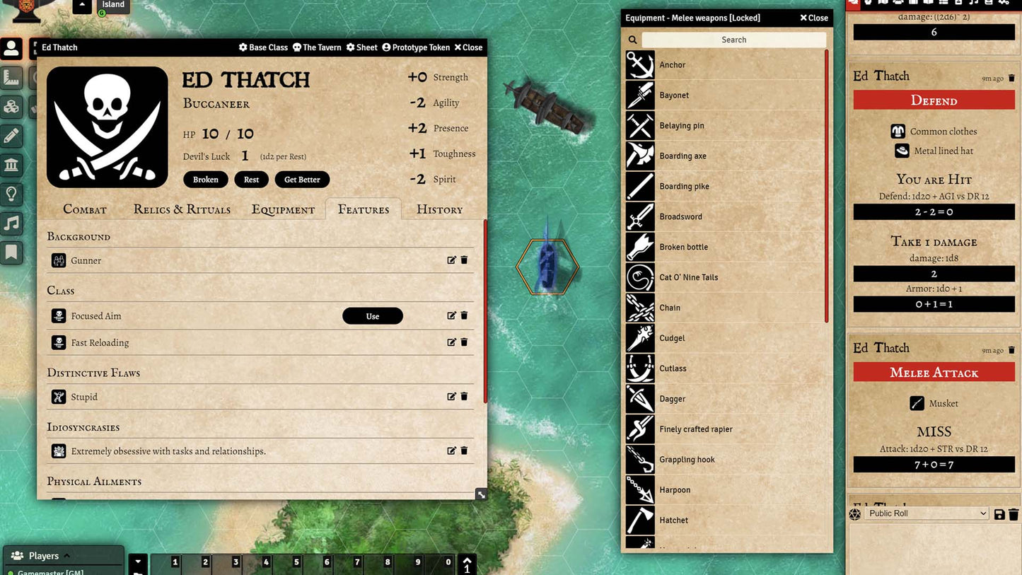 PIRATE BORG Foundry VTT Module