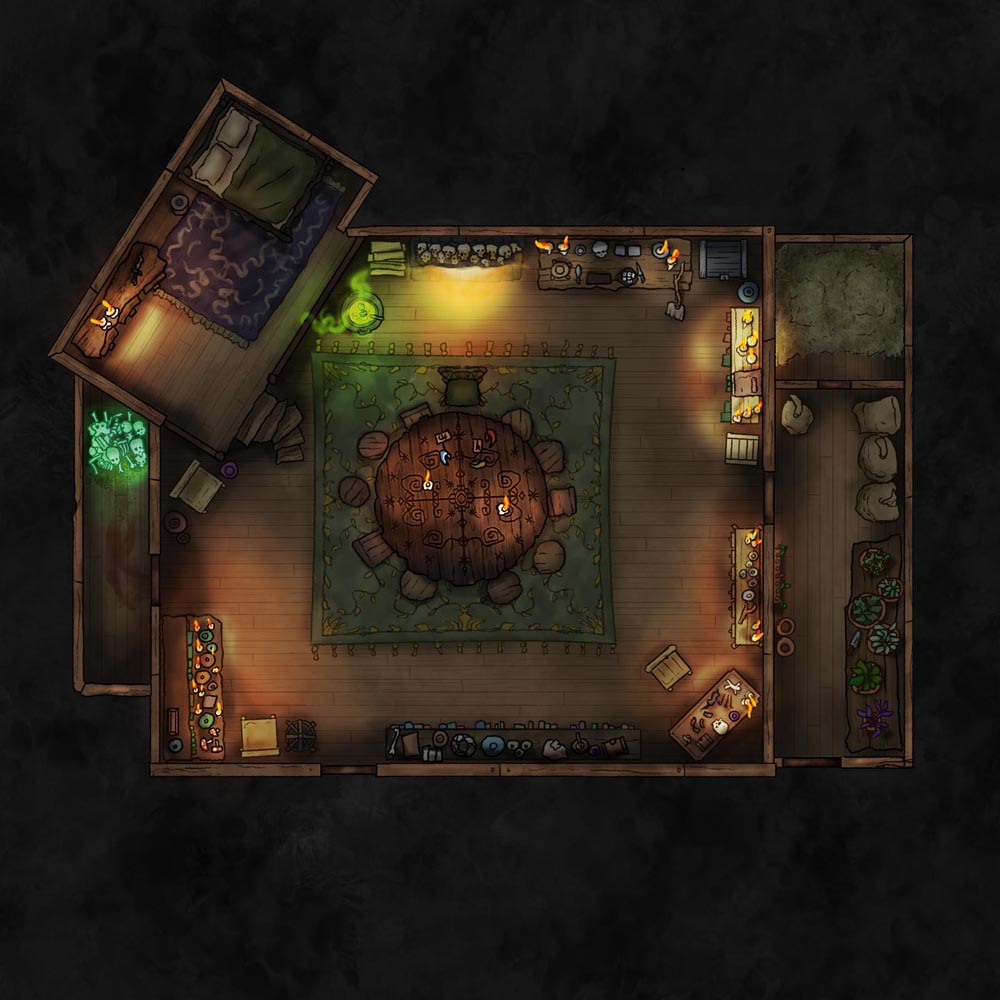 Swamp with Cabin & Shipwreck