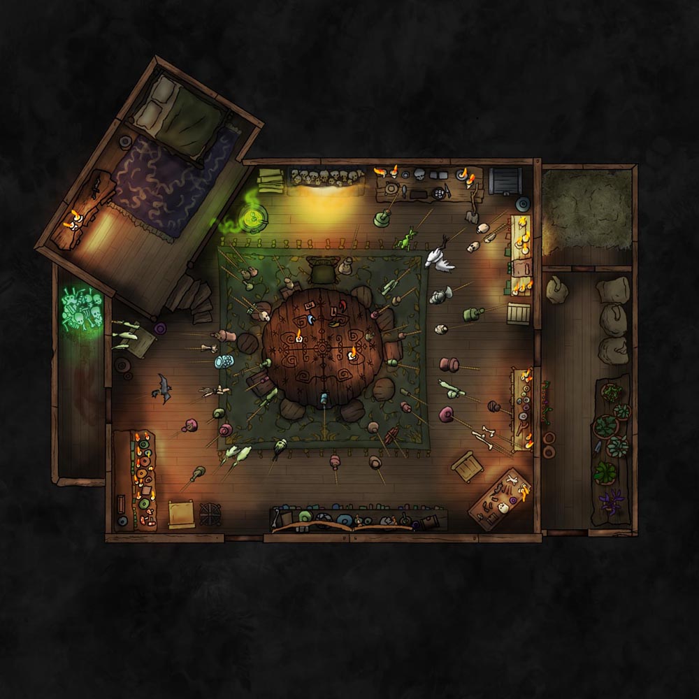 Swamp with Cabin & Shipwreck