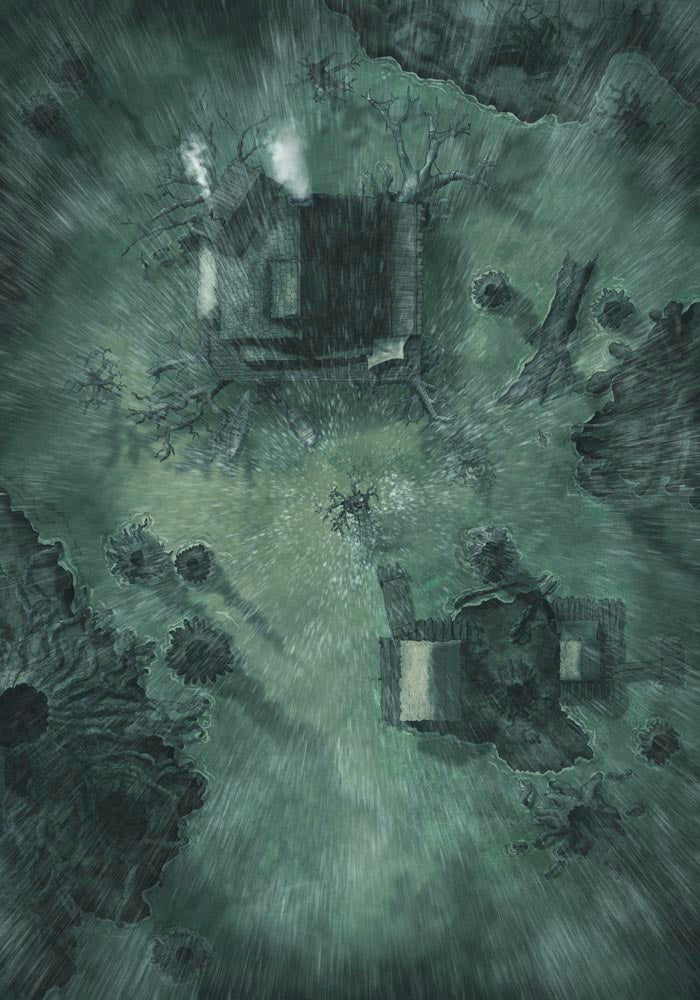 Swamp with Cabin & Shipwreck