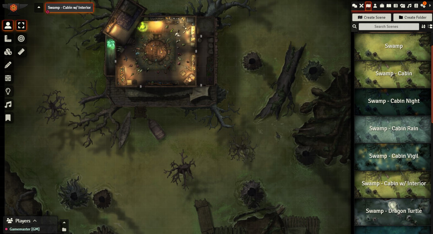 Swamp with Cabin & Shipwreck