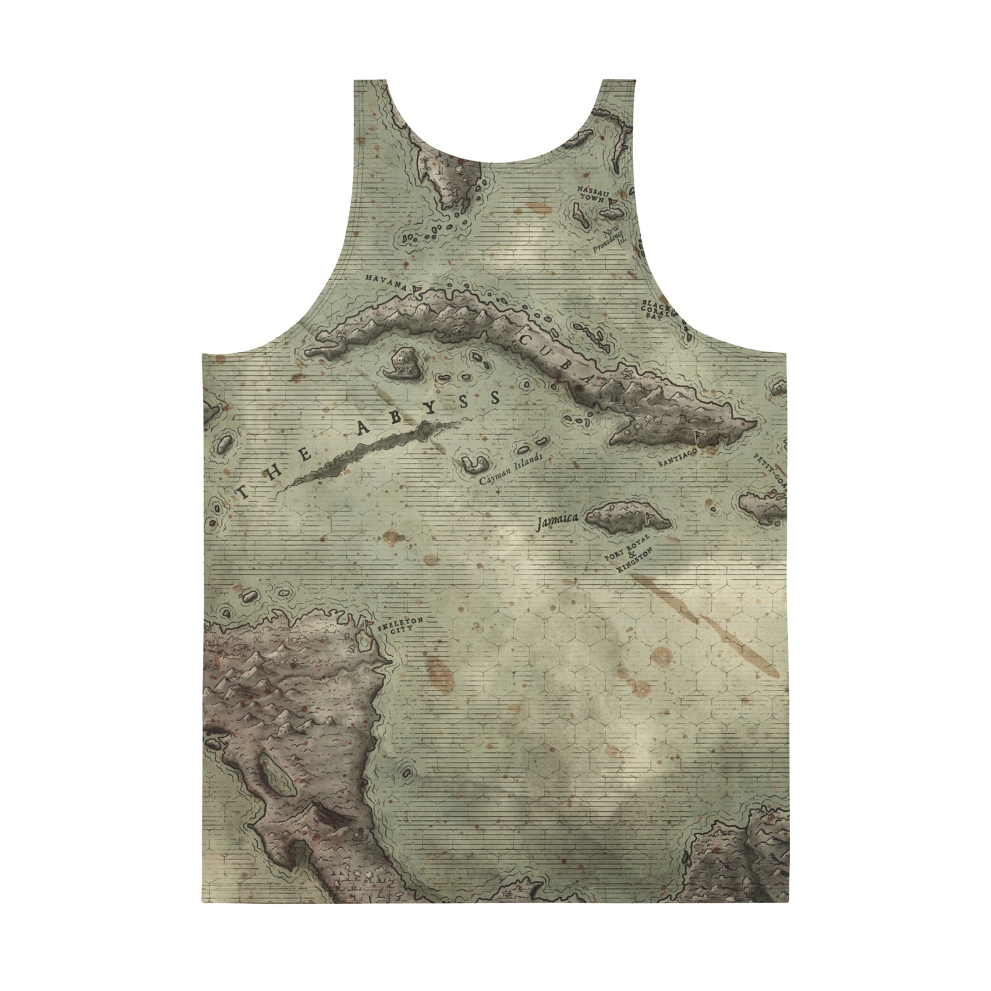 Dark Caribbean Sublimation Tank Top