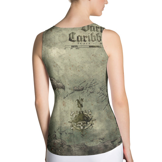 Dark Caribbean Sublimation Tank Top