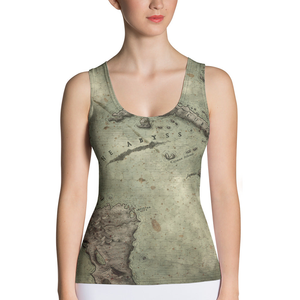 Dark Caribbean Sublimation Tank Top