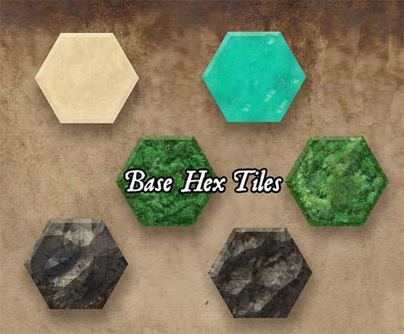 Tropical Hex Tiles