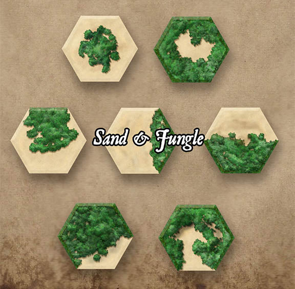 Tropical Hex Tiles
