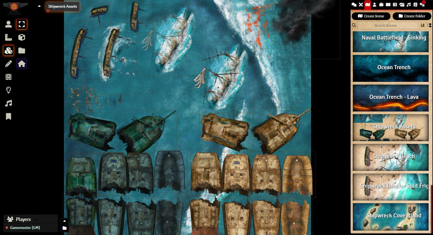 Shipwrecks & Naval Battlefield