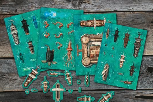Punch-Out Naval Combat Token Pack (Preorder)