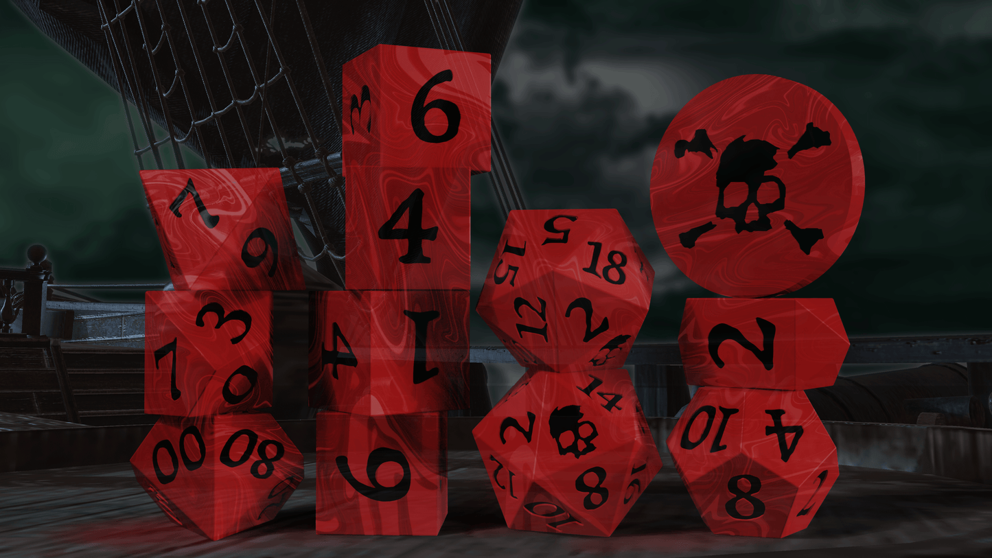 Pirate Borg Resin Dice (Preorder)