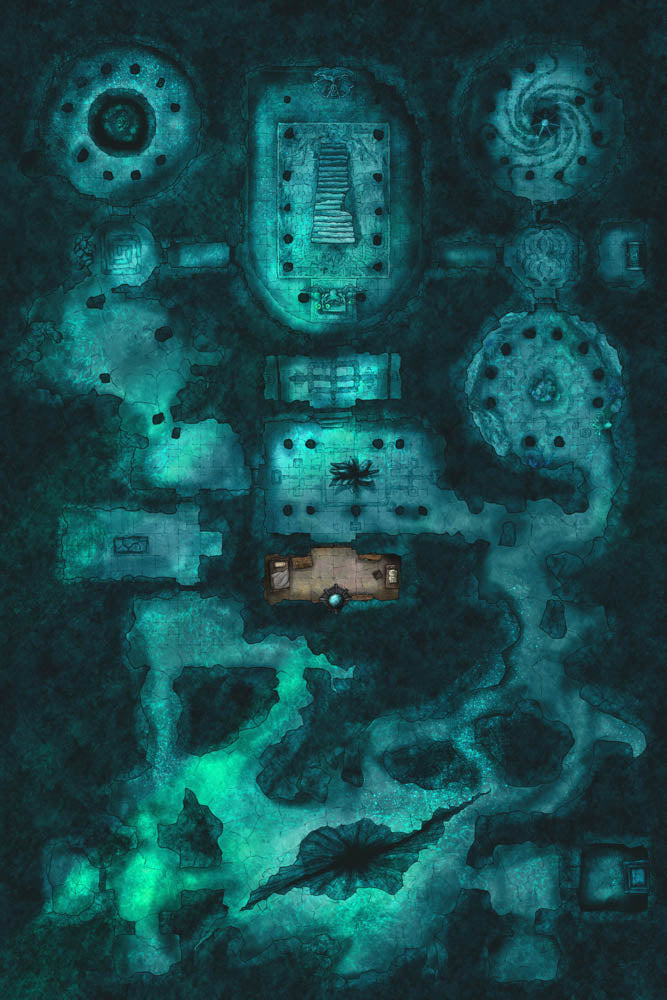 Atlantis Temple and Dungeon