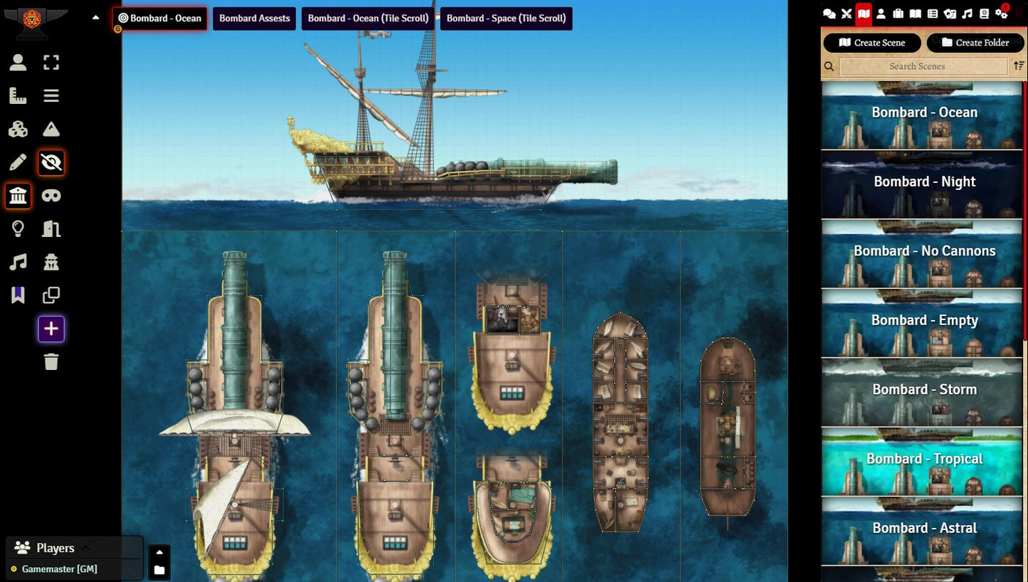 Bombard Cannon Ship