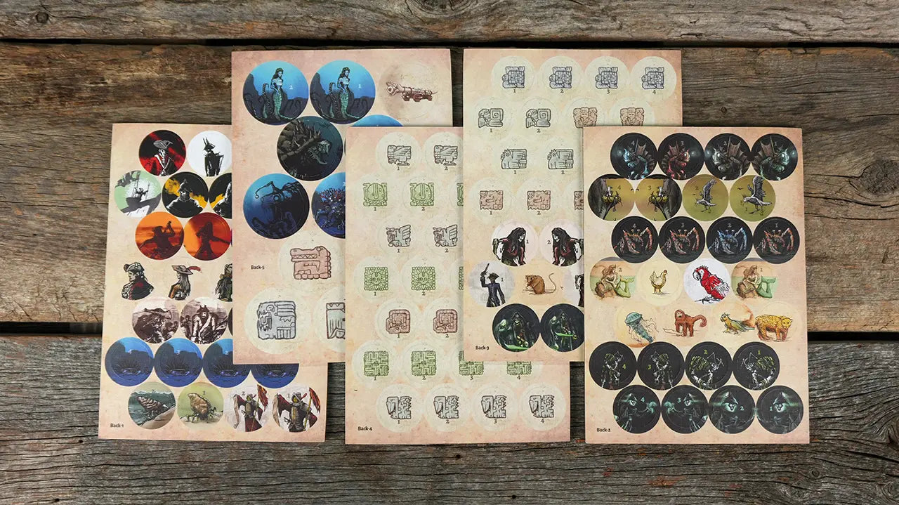 Punch-Out Monsters & Pirates Token Pack (Preorder)