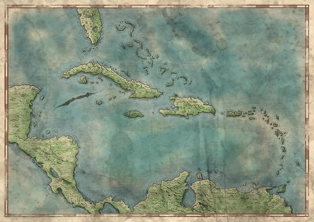 Caribbean Map & Cartography Kit