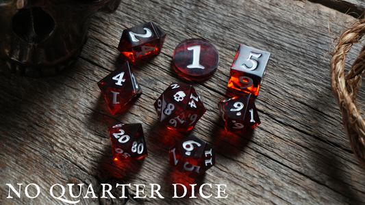 Resin Dice - No Quarter 12pc (Preorder)