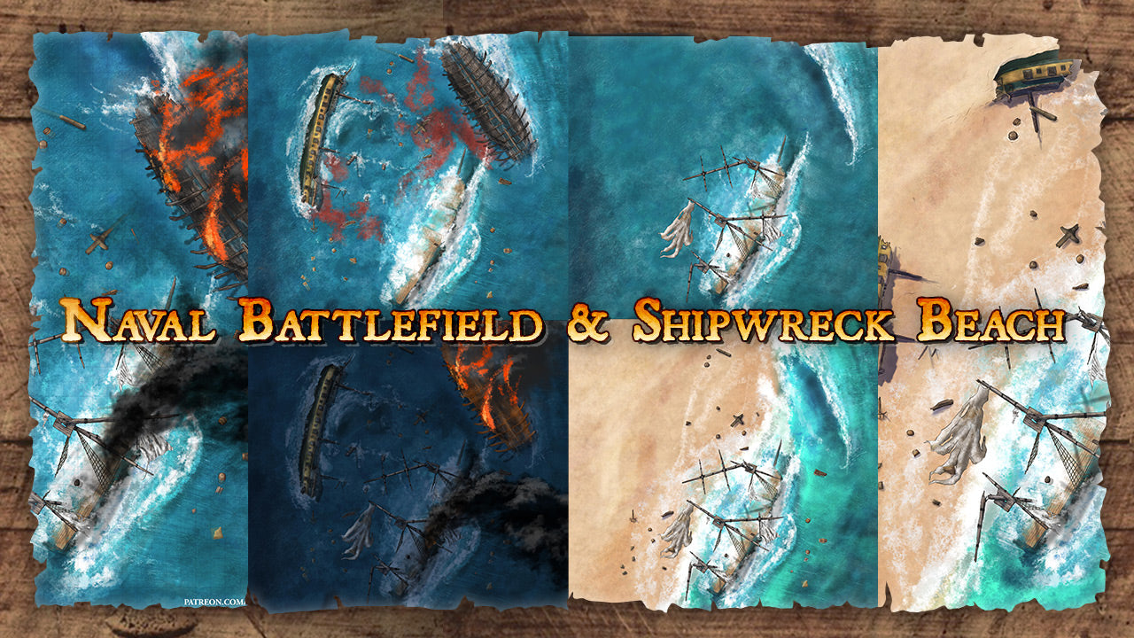 Shipwrecks and Naval Battlefield