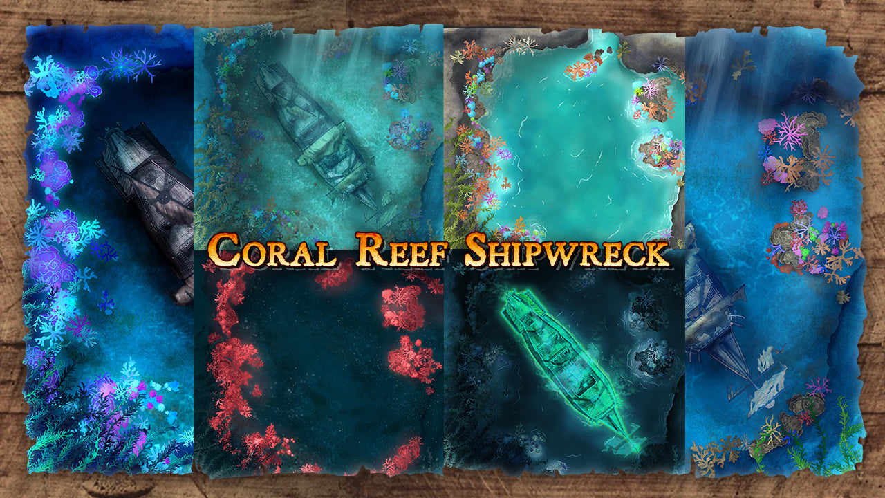 Coral Reef Shipwreck