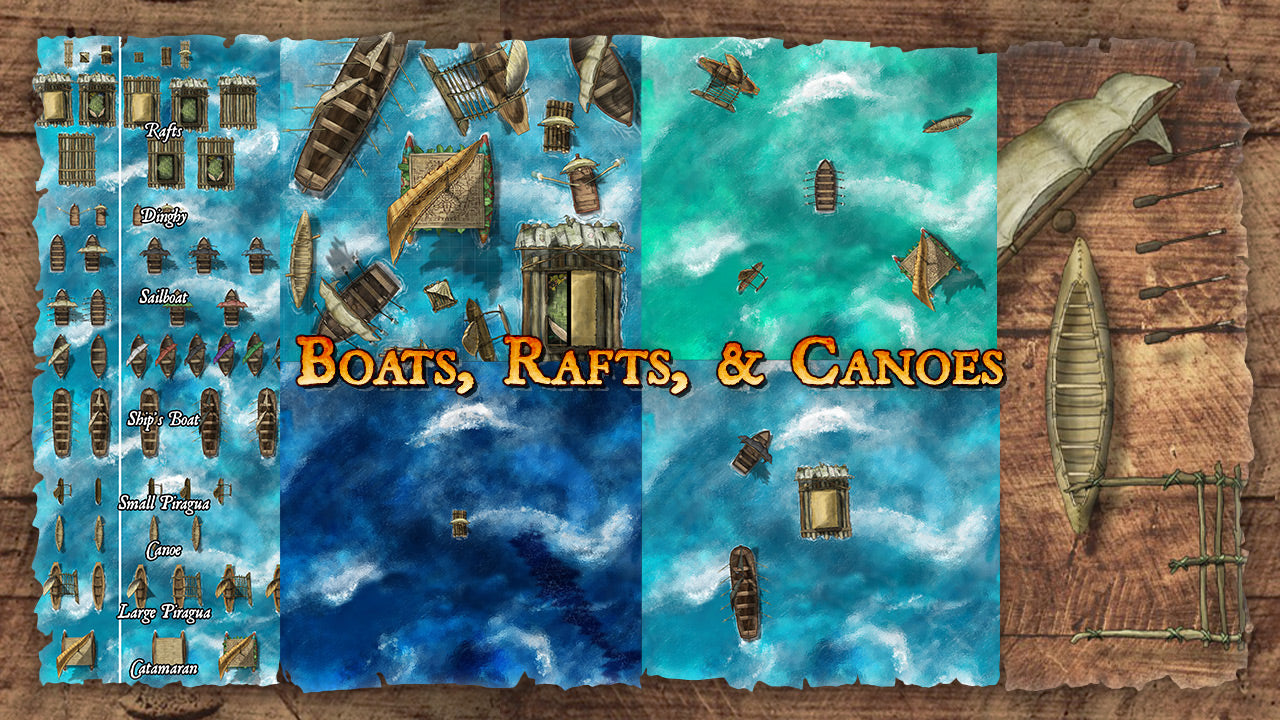 Boats, Rafts & Canoes