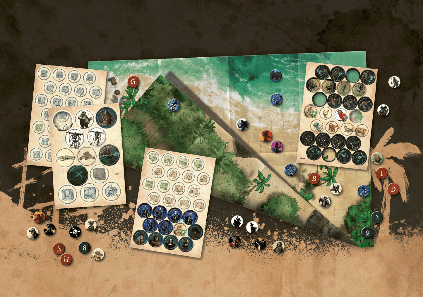 Punch-Out Monsters & Pirates Token Pack (Preorder)