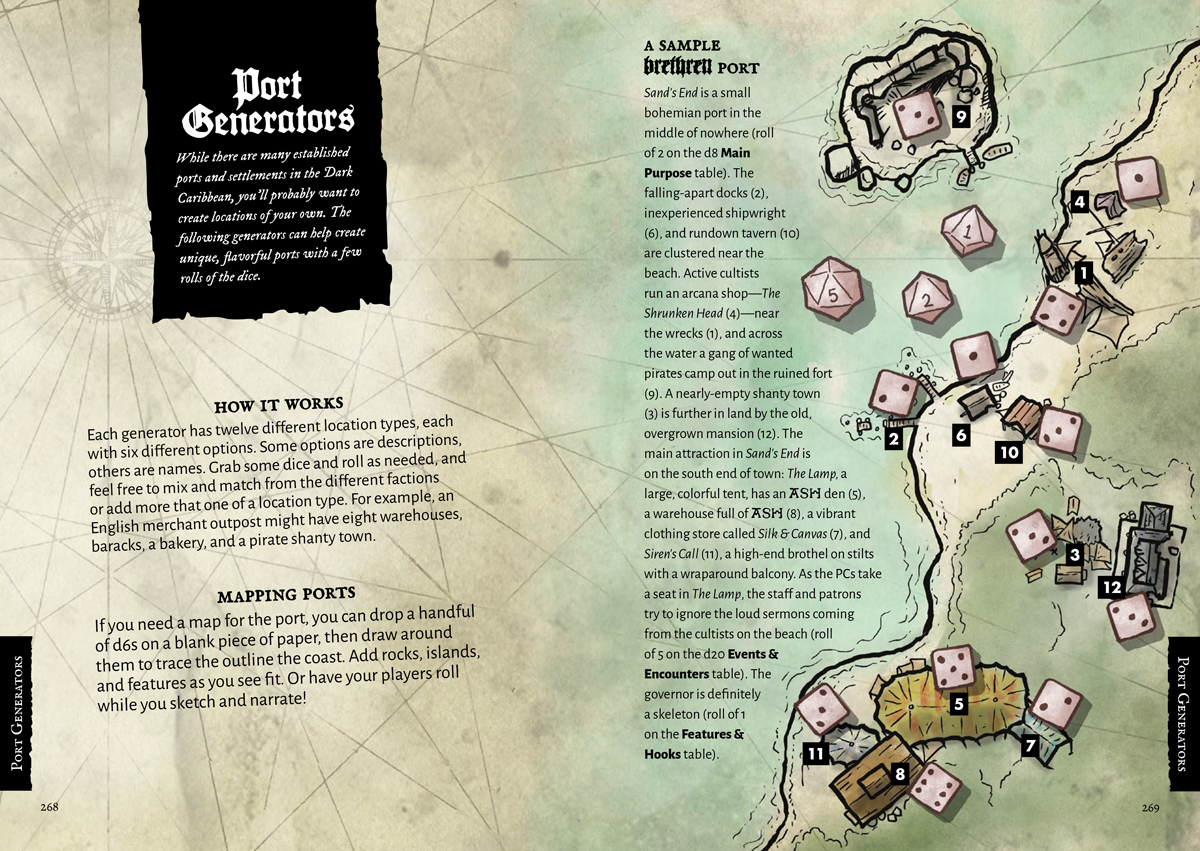 Dark Caribbean Port Generators